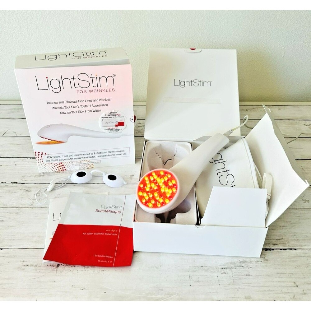 LightStim for Wrinkles LED Light Therapy Device Red Infrared Anti-Aging Skincare